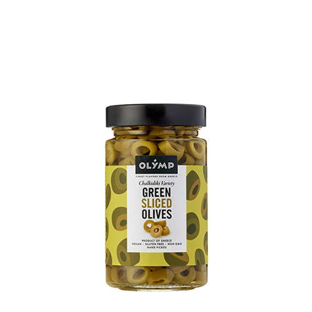 Oliven grüne slice